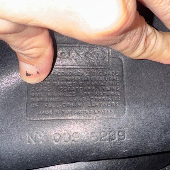 COACH Vintage Stewardess Bag glovetanned leather converts shoulder to crossbody - Picture 11 of 16